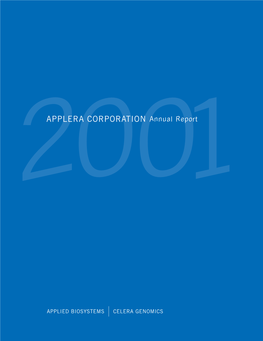 APPLERA CORPORATION Annual Report