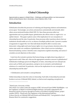 Follesdal-2014-Global-Citizenship.Pdf