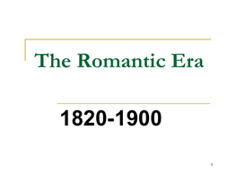 Unit 7 Romantic Era Notes.Pdf