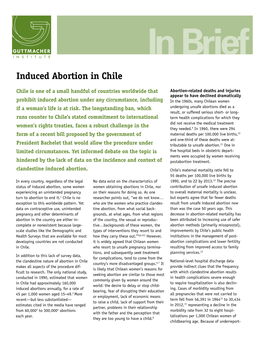 Induced Abortion in Chile