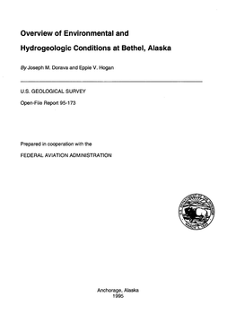 Overview of Environmental and Hydrogeologic Conditions at Bethel, Alaska