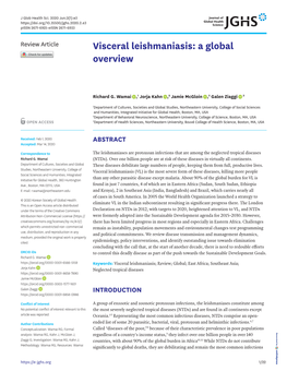 Visceral Leishmaniasis: a Global Overview