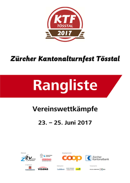 Zürcher Kantonalturnfest Tösstal