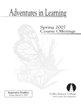 Spring 2007 Course Offerings