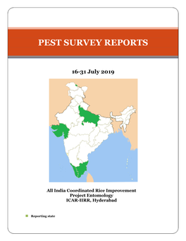 Pest Survey Reports