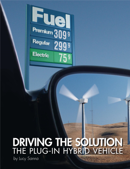 EPRI Journal--Driving the Solution: the Plug-In Hybrid Vehicle