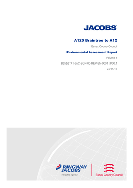 Environmental Assessment Report Volume 1 B3553T41-JAC-EGN-00-REP-EN-0001 | P00.1 24/11/16