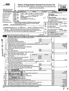 Return of Organization Exempt from Income