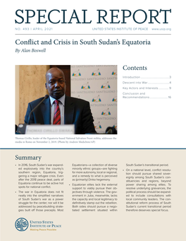 Conflict and Crisis in South Sudan's Equatoria