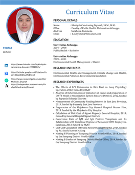 Curriculum Vitae