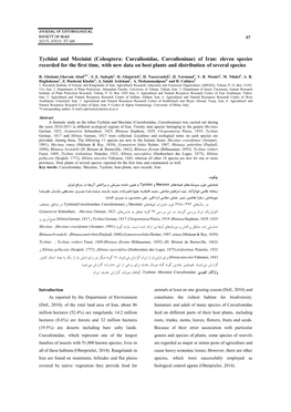 (Coleoptera: Curculionidae, Curculioninae) of Iran: Eleven Species Recorded for the First Time, with New Data on Host Plants and Distribution of Several Species