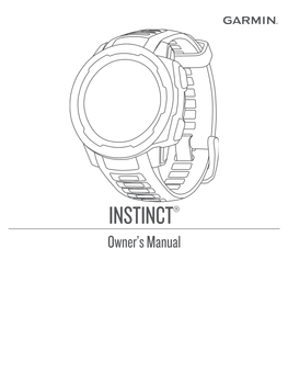 Instinct®‎ Owner's Manual