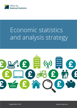 ONS Economic Statistics and Analysis Strategy