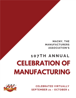 Celebration of Manufacturing