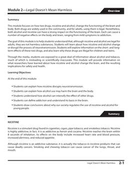 Nicotine and Neurotransmitters