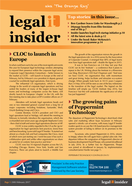 CLOC to Launch in Europe the Growing Pains Of