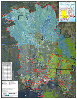 Significant Watersheds in the District of Sooke and Surrounding Areas