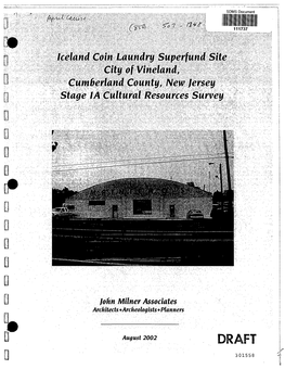 Iceland Coin Laundry Superfund Site, City of Vineland, Cumberland