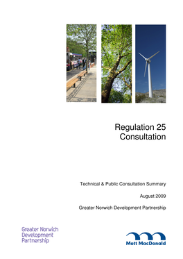 Regulation 25 Consultation