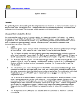 Overview the Ignition System Is Designed to Ignite the Compressed