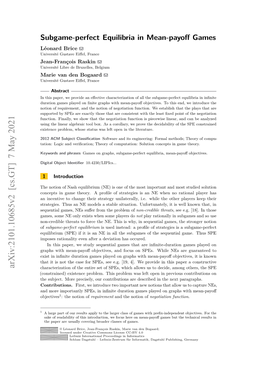 Subgame-Perfect Equilibria in Mean-Payoff Games