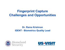 Fingerprint Capture Challenges and Opportunities