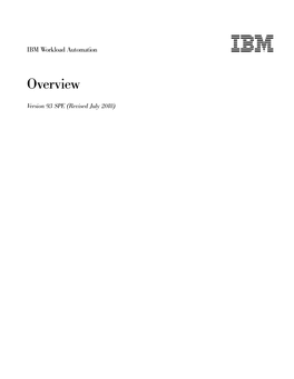 IBM Workload Automation: Overview Setting Job Recovery