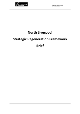 North Liverpool Strategic Regeneration Framework Brief