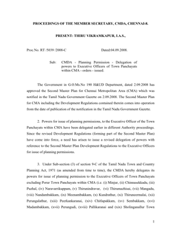 THIRU VIKRAMKAPUR, IAS, Proc.No. RT /5039 /2008-C Dated:04