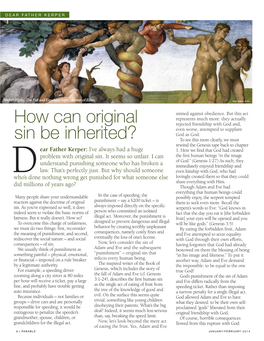 How Can Original Sin Be Inherited?