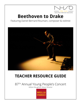 Beethoven to Drake Featuring Daniel Bernard Roumain, Composer & Violinist