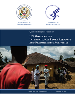 Quarterly Progress Report on U.S. Government International Ebola Response and Preparedness Activities