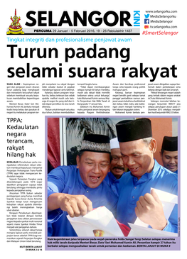 AKHBAR Selangorkini 29 Januari – 5 Februari 2016