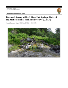 Botanical Survey at Reed River Hot Springs, Gates of the Arctic National Park and Preserve (GAAR)