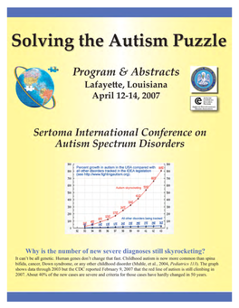 Solving the Autism Puzzle