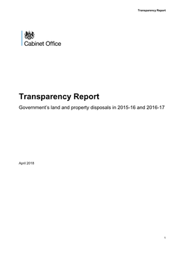 Transparency Report