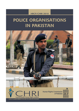 Police Organisations in Pakistan