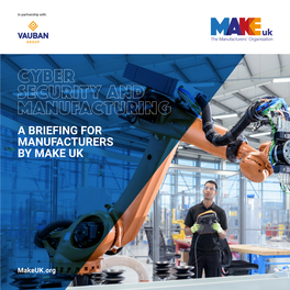 Cyber Security and Manufacturing Foreword