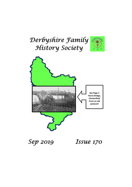 Derbyshire Family History Society Sep 2019 Issue
