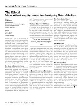 Science Without Integrity: Lessons from Investing Claims of The