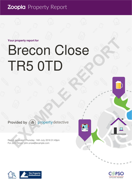 Brecon Close TR5 0TD REPORT
