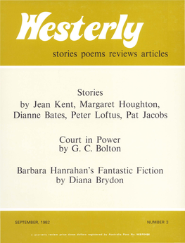 Stories Poems Reviews Articles Stories by Jean Kent, Margaret Houghton