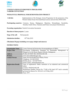 Madagascar Mangrove Proposal.Pdf