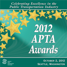 2012 APTA Awards Program