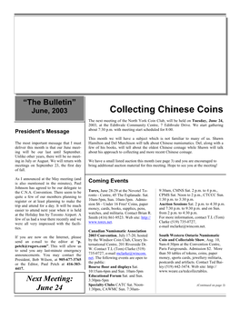 Collecting Chinese Coins