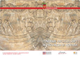 Itinerari Archeologici in Provincia Di Novara