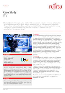 Case Study ITV