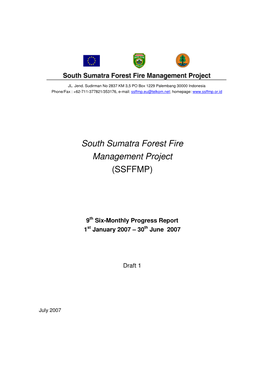 South Sumatra Forest Fire Management Project (SSFFMP)