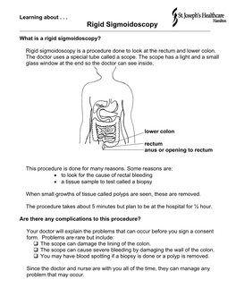 What Is a Rigid Sigmoidoscopy?