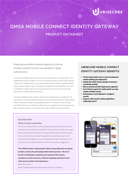 Gmsa Mobile Connect Identity Gateway